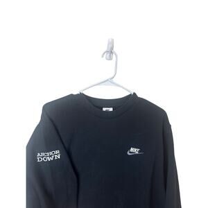 Nike Club Fleece Vanderbilt Commodores Crewneck NWOT Pullover Black Gold Sz M